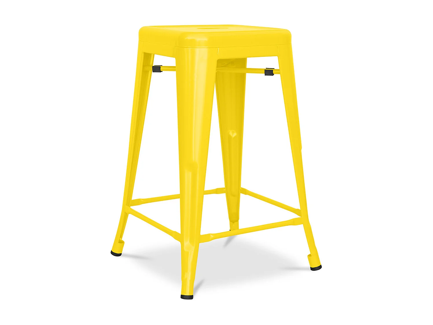 Taburete de Bar - Diseño Industrial - Acero Mate - 60cm - Nueva edición - Stylix