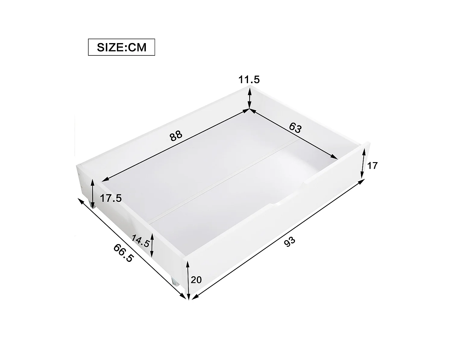 Beliche com arrumação - 2 x 90 x 200 cm - escada, escorrega e base de ripas - natural e branco
