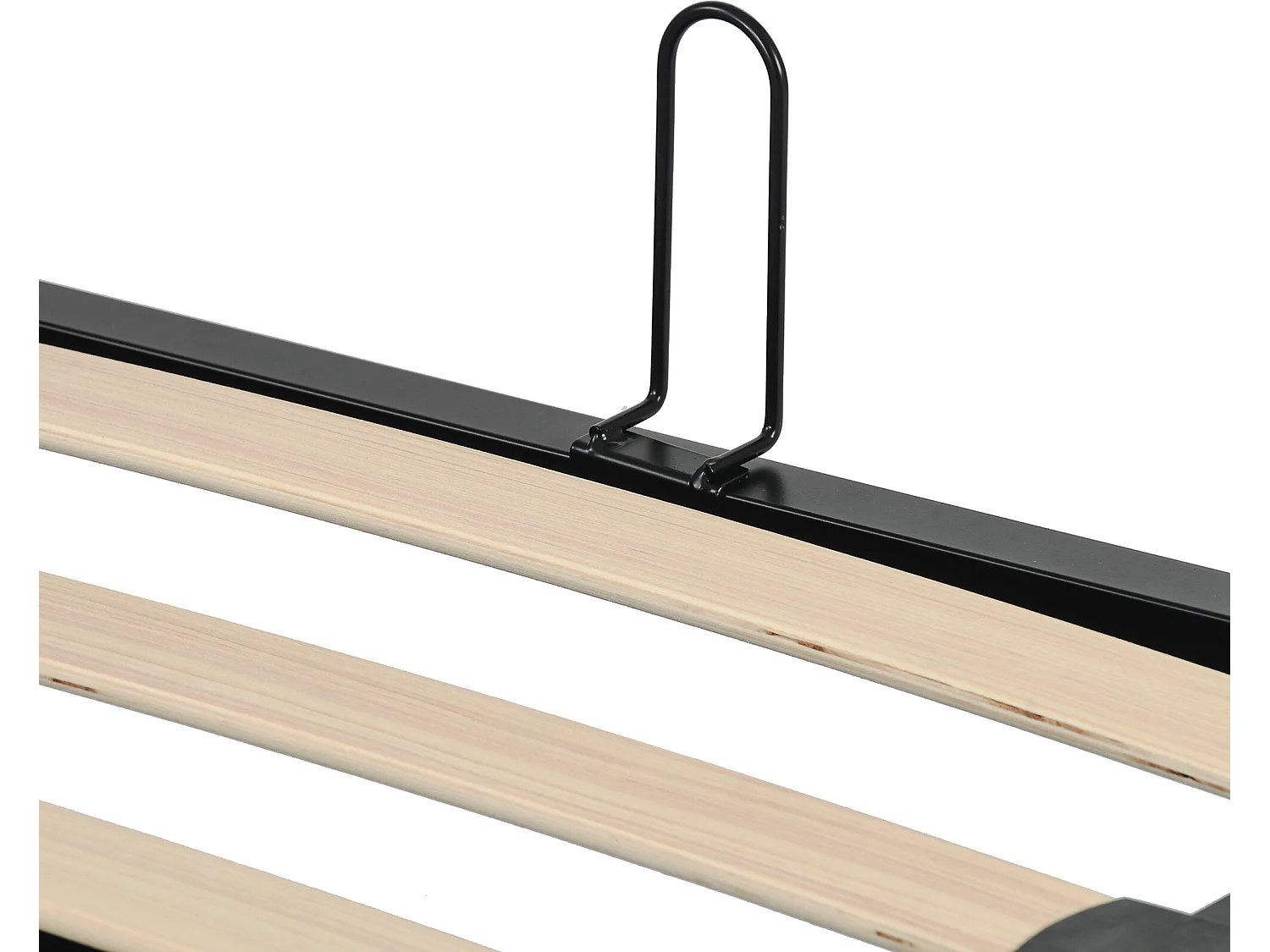 Opbergbed 140 x 200 cm - linnen stof - lattenbodem - kleur grijs