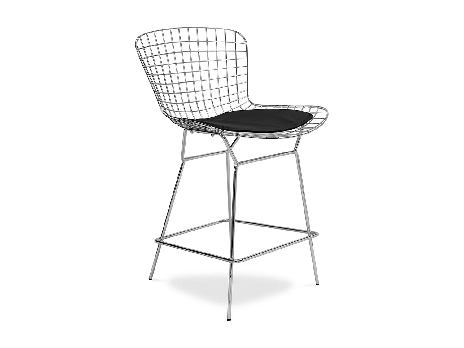 Sgabello di design con griglia in metallo - Lived