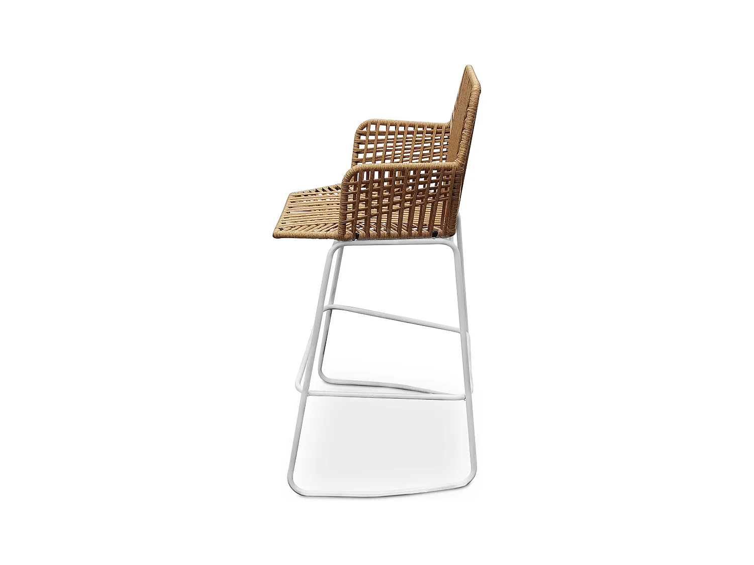 Rattan Boho Bali Design Hocker - 75cm - Tale