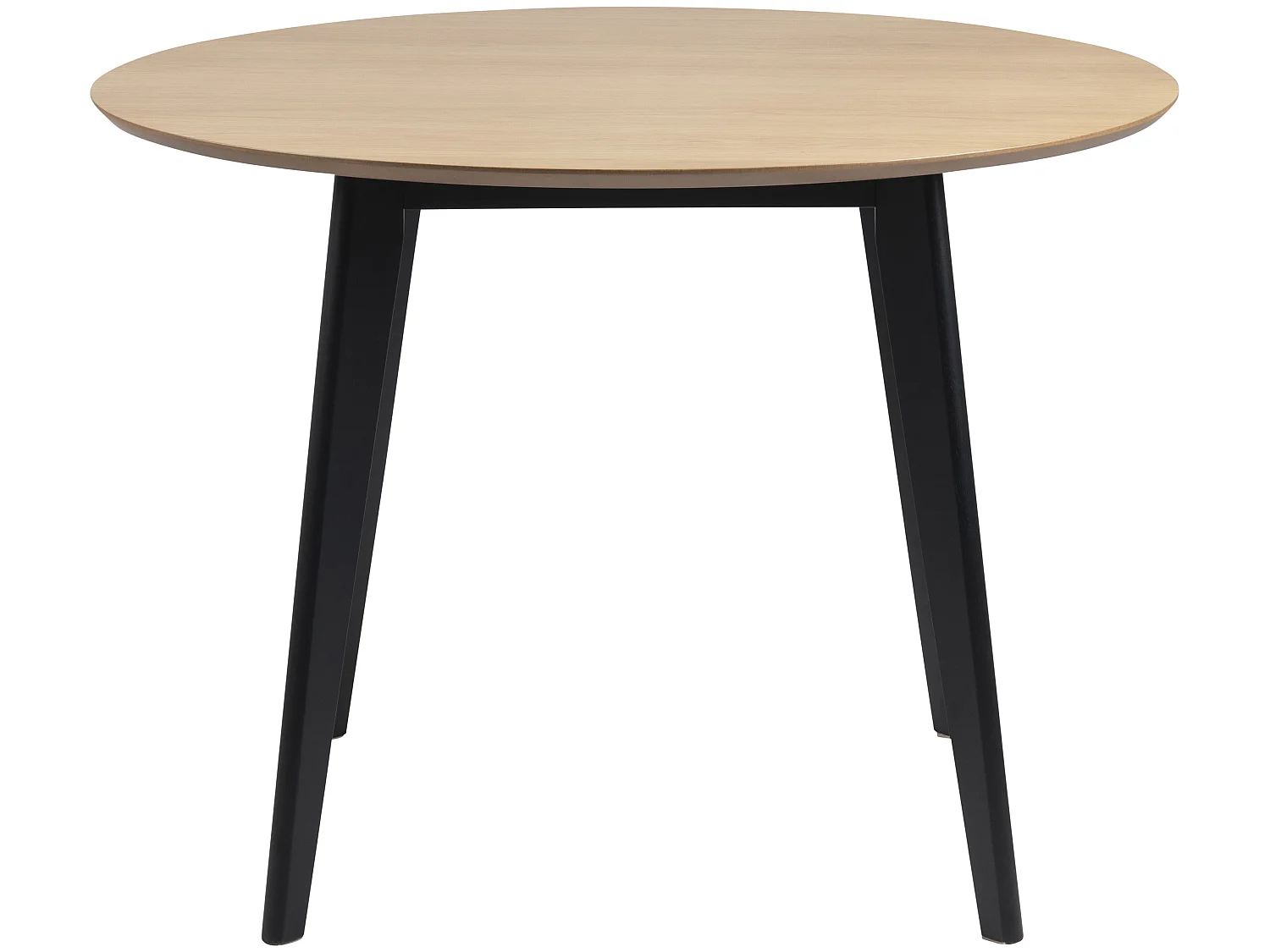 Roxana Table de salle à manger en chêne plaqué.