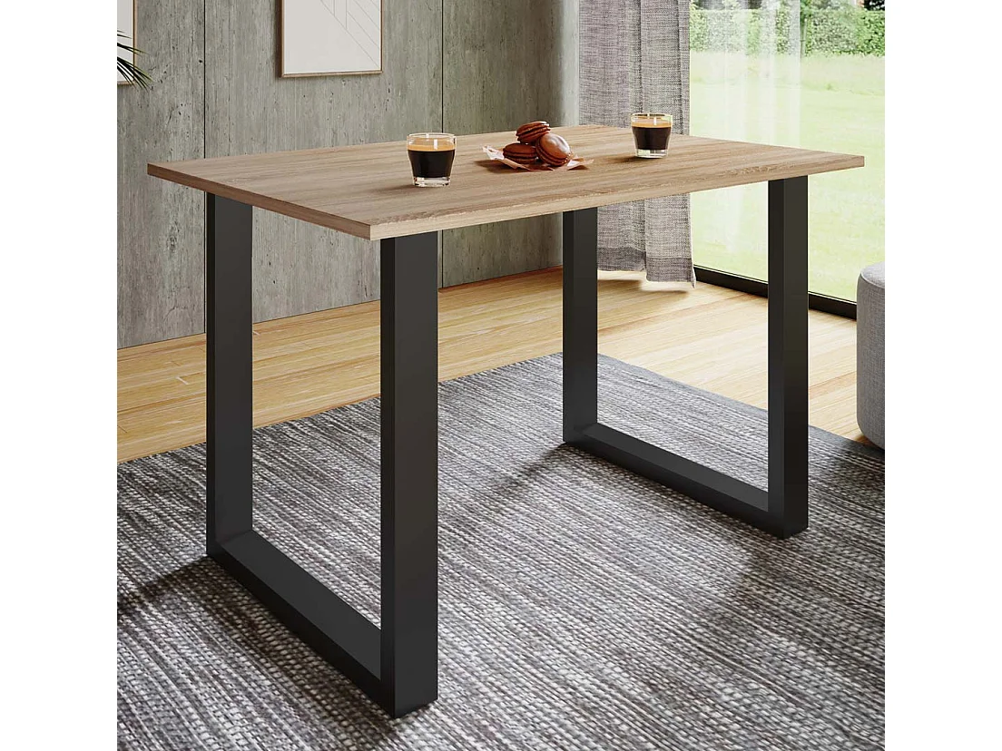 Premium Holz Esstisch Küchentisch Xona U 110x50