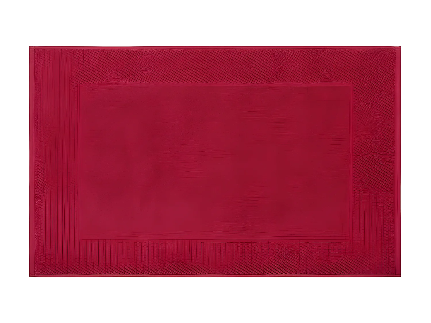 Badstof badmat, kwaliteit 755 gram, M/Luxe 50x80cm Framboos