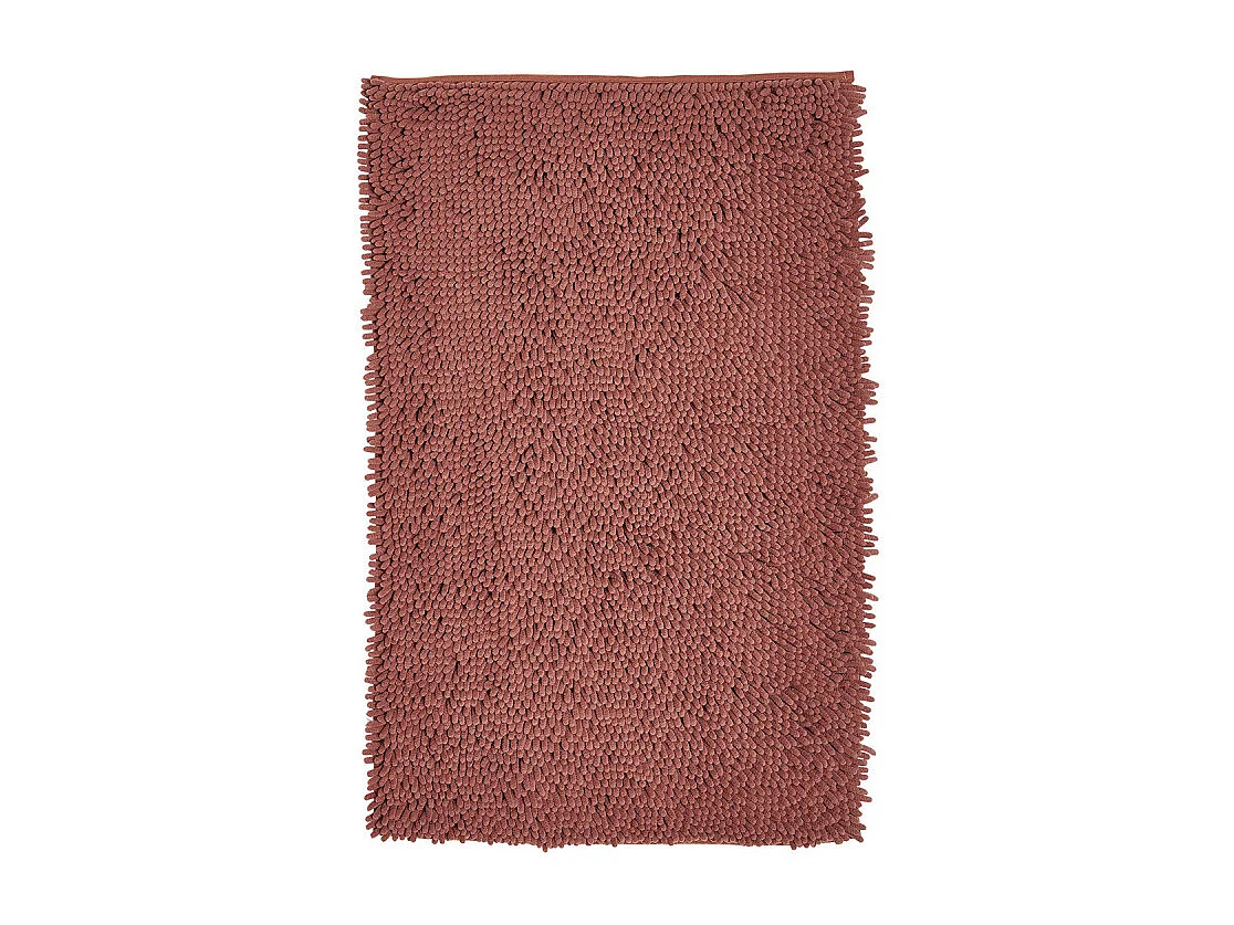 100% polyester badmat design rollers, 1700 gram m2 Terracotta