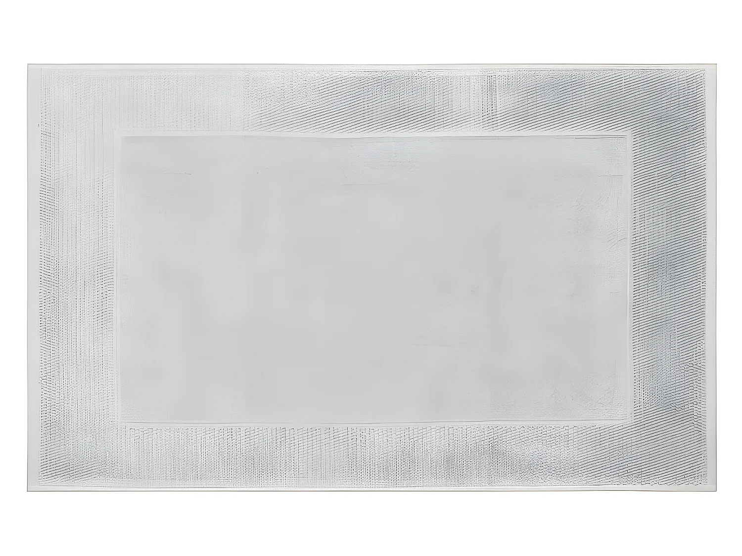Tappetino da bagno in spugna, qualità 755 grammi, M/Luxury 50x80cm Argento