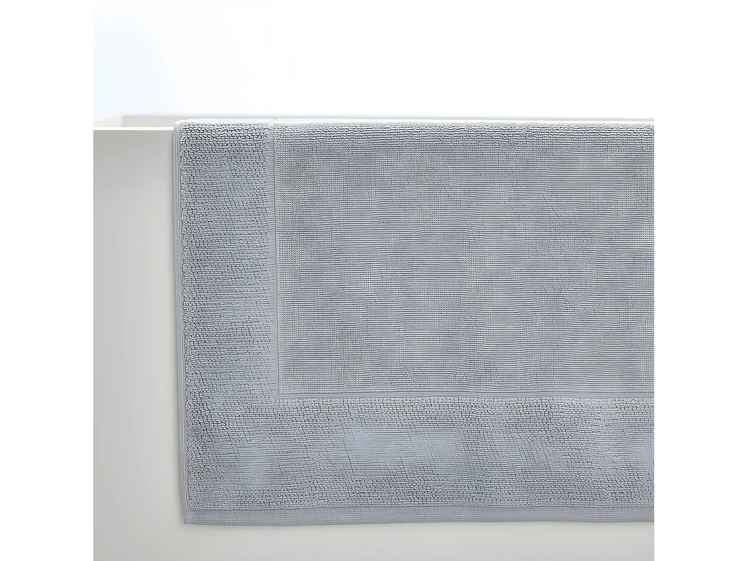 Tappetino da bagno in spugna, qualità 755 grammi, M/Luxury 50x80cm Argento