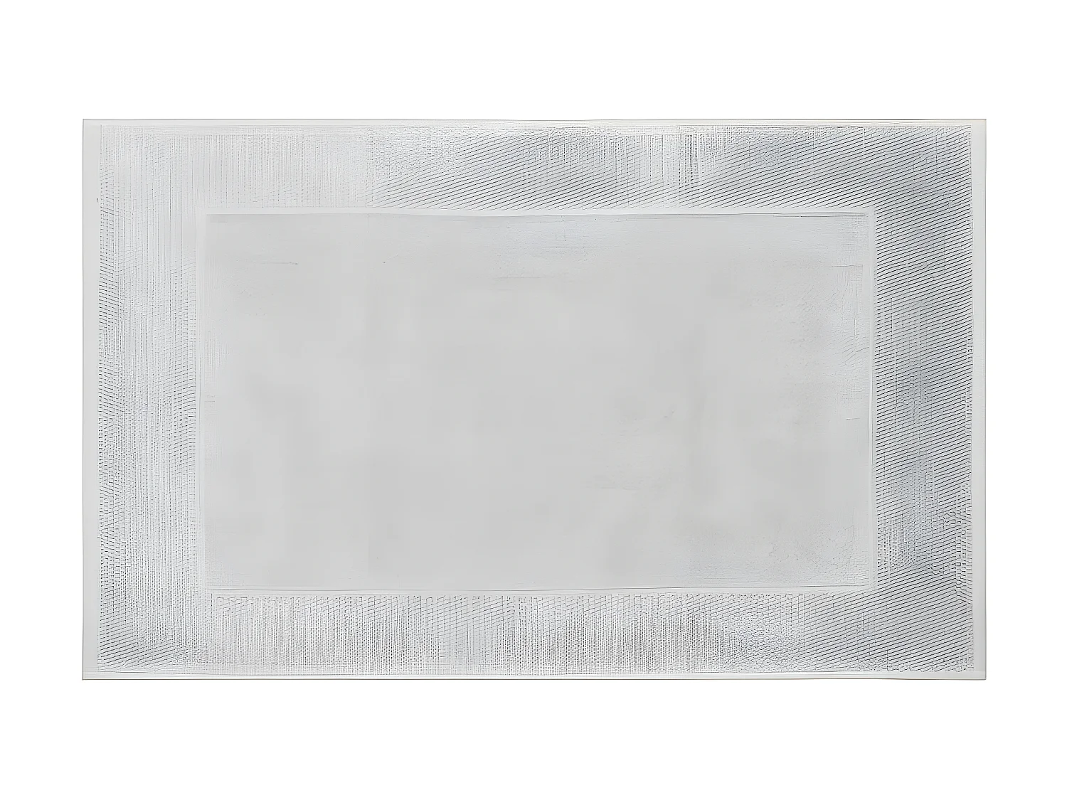 Tapis de bain éponge, qualité 755 grammes, M/Luxury 50x80cm Argent