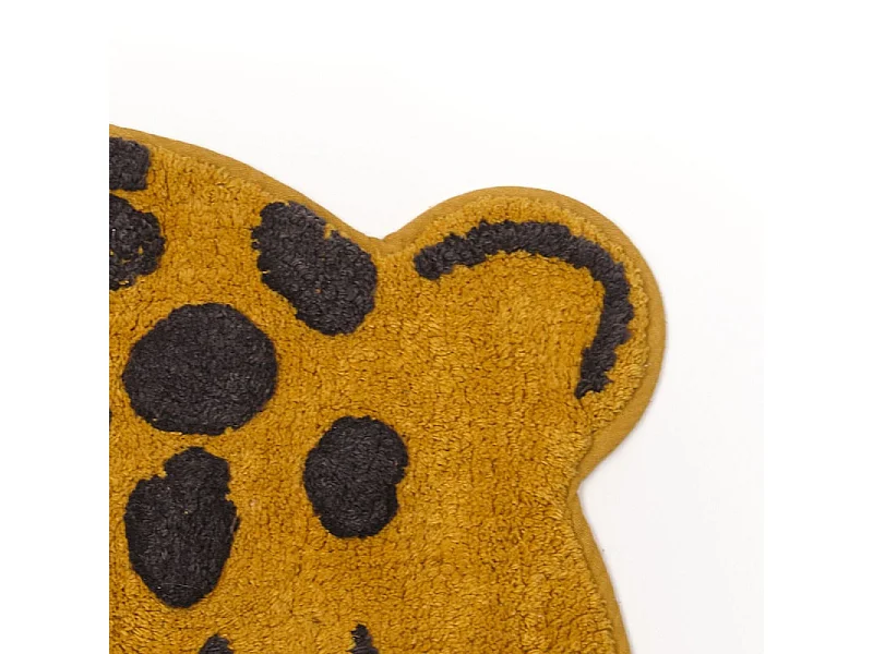 Tapis pour enfants design animal, tissu touffeté en coton. M/Tigre 50x60cm