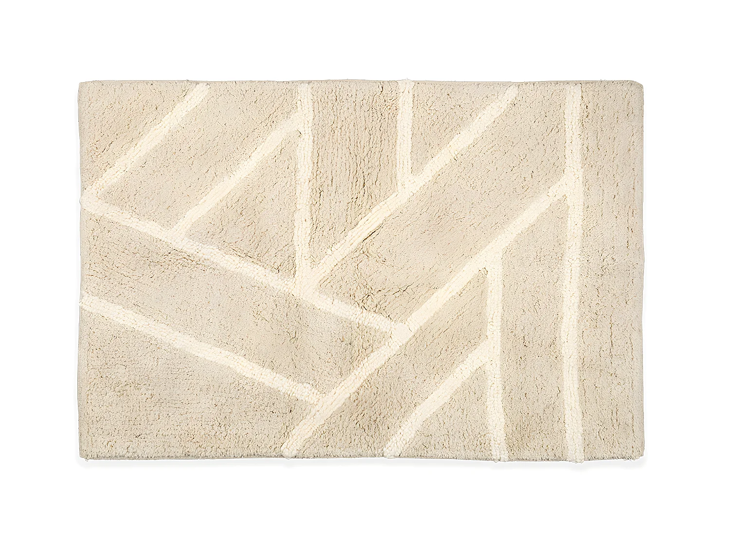 Tapis tufté en coton modèle Samoa taille 60x90cm