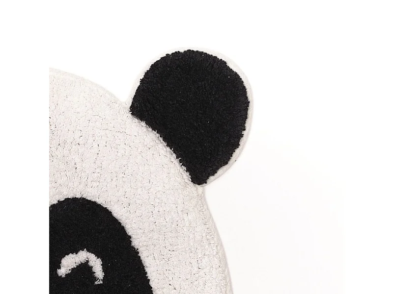 Kinderkleed dierendessin, getufte katoenen stof. M/Panda 50x60cm