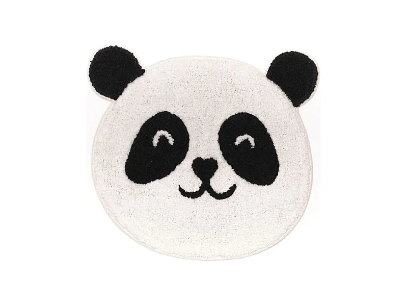 Tapis pour enfants design animal, tissu touffeté en coton. M/Panda 50x60cm