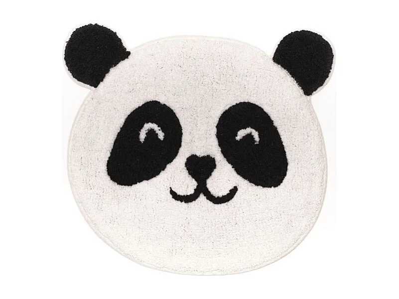 Tapis pour enfants design animal, tissu touffeté en coton. M/Panda 50x60cm