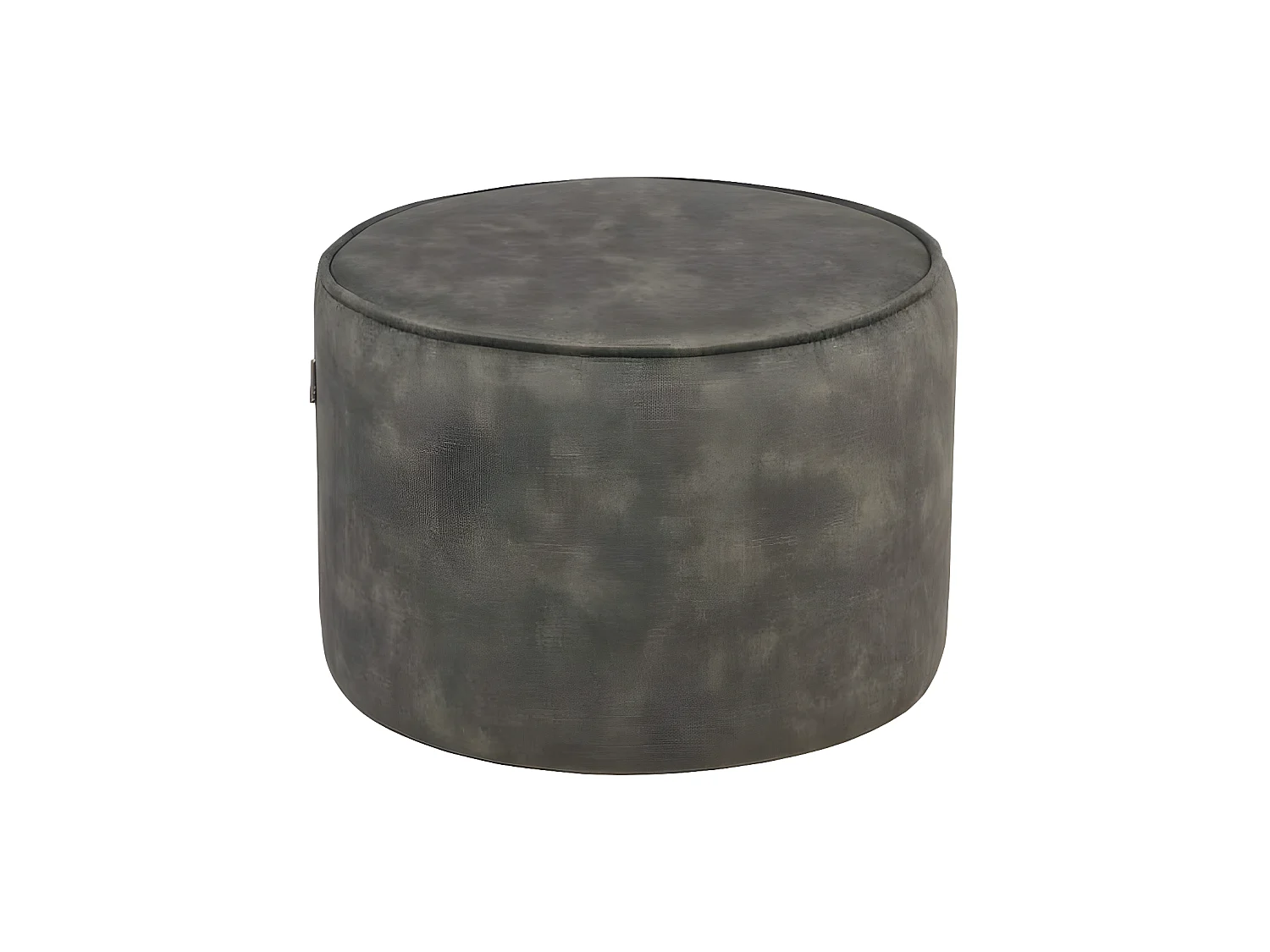 Pouf Tibo 55x55x40 cm Vert chasseur Velours
