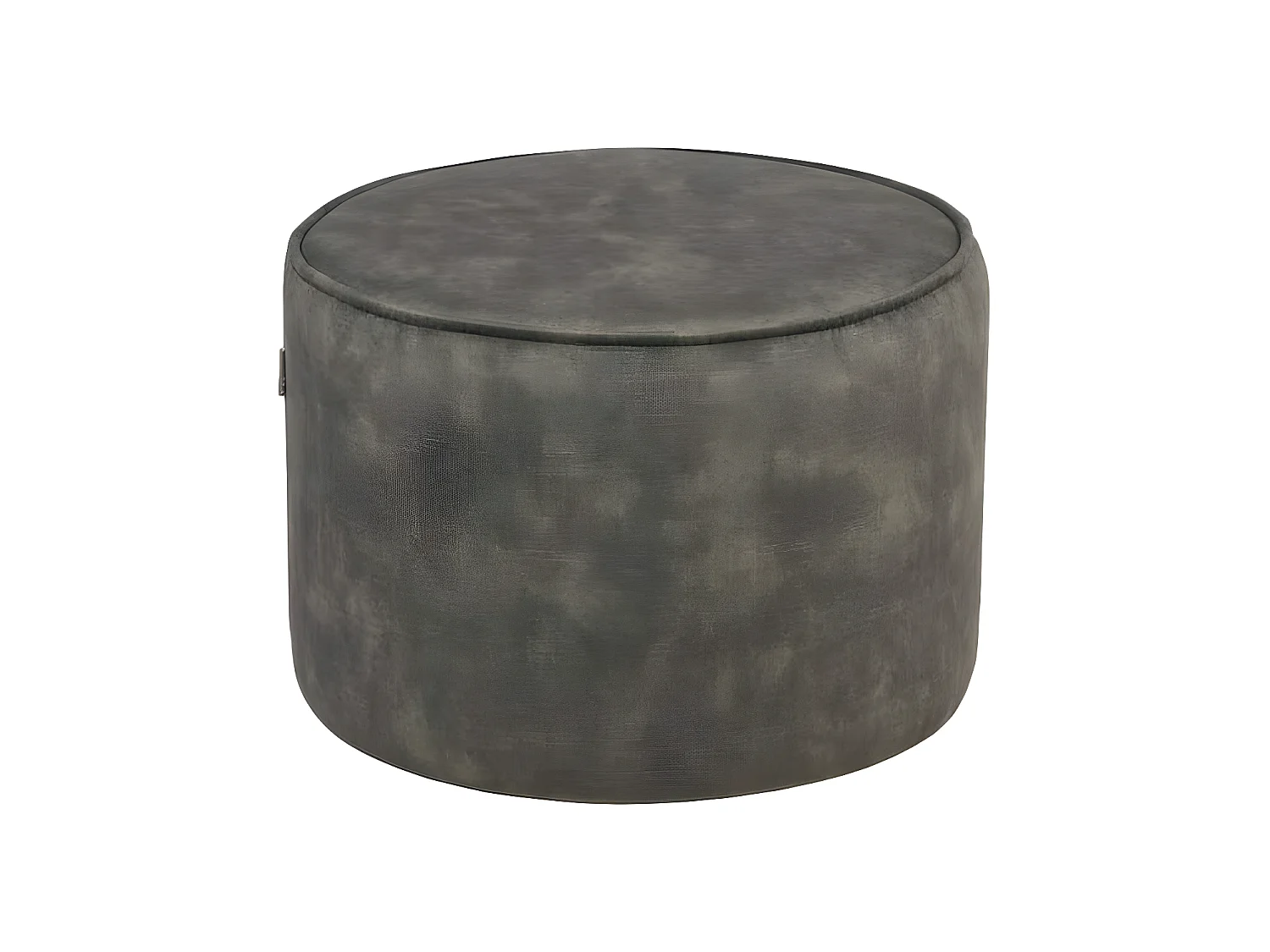 Pouf Tibo 55x55x40 cm Vert chasseur Velours