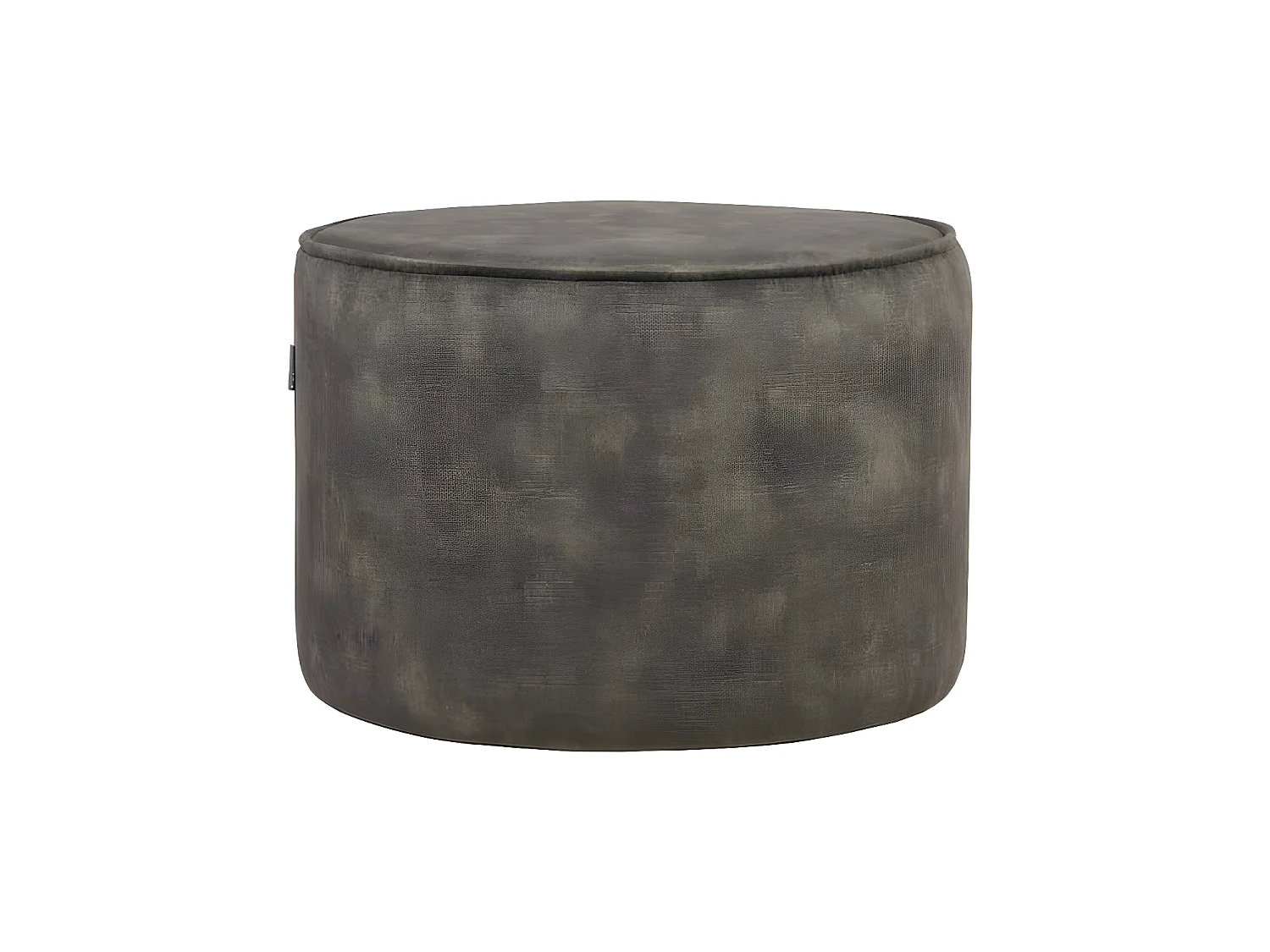 Pouf Tibo 55x55x40 cm Vert chasseur Velours