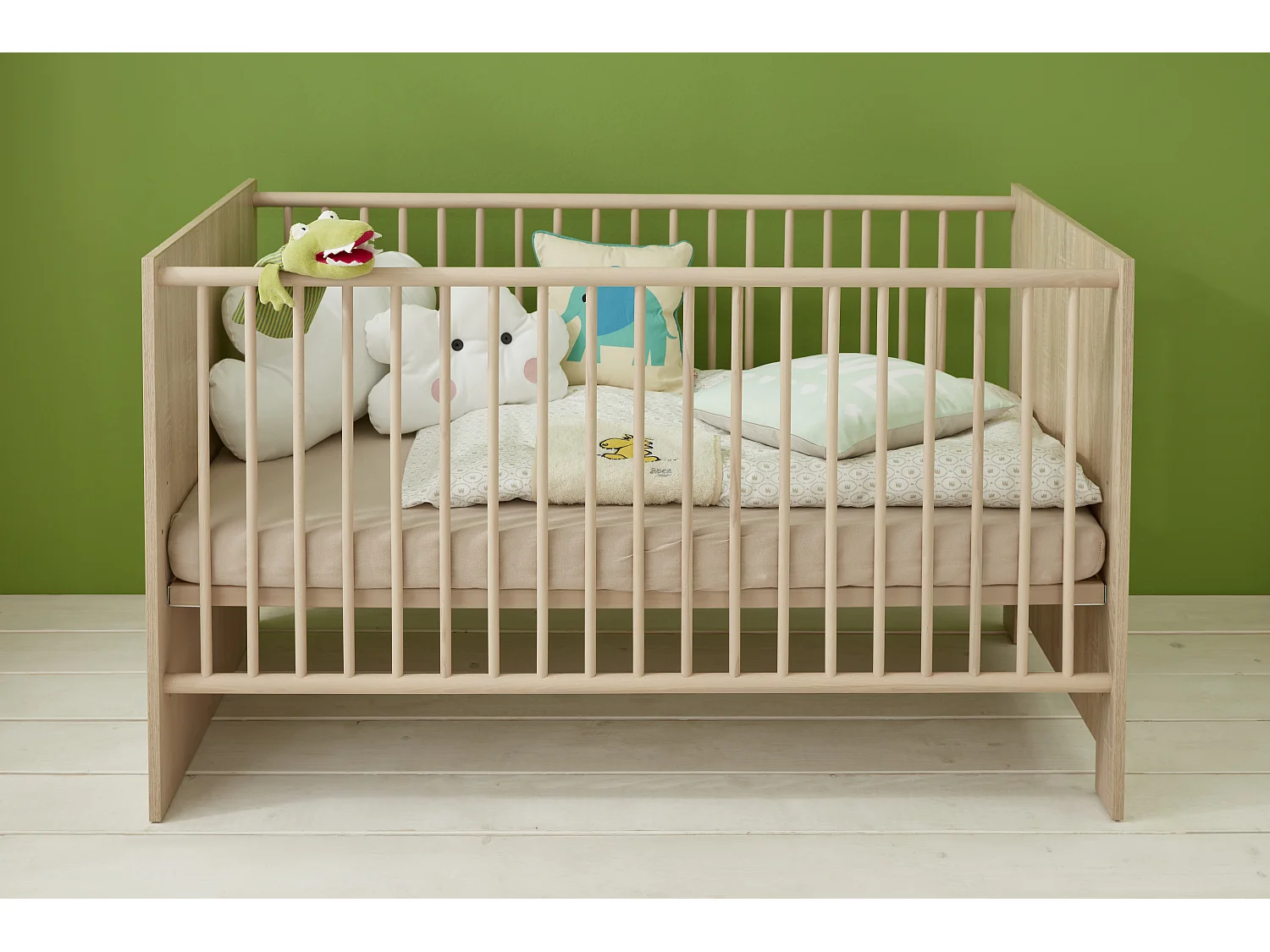 Olja kinderbed 70x140 cm, eiken decor.