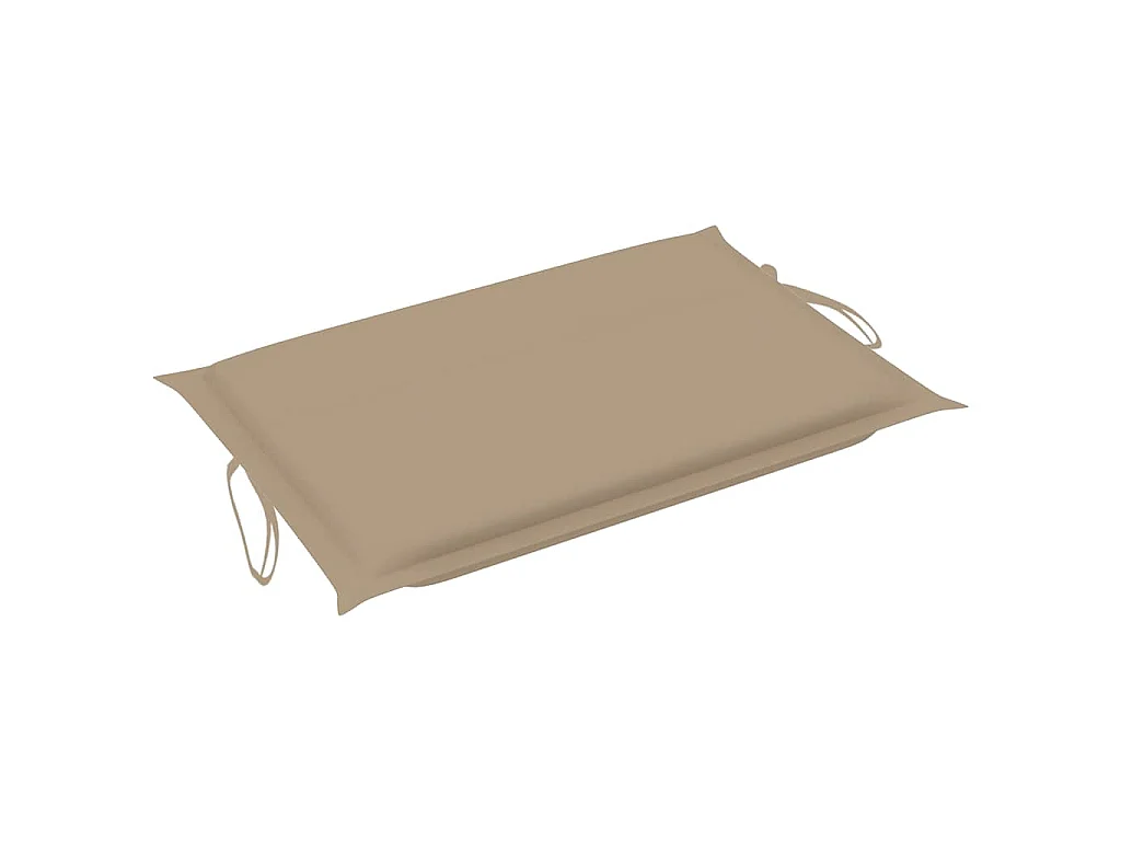 Chaises longues lot de 2 avec coussins Bois d'acacia solide
