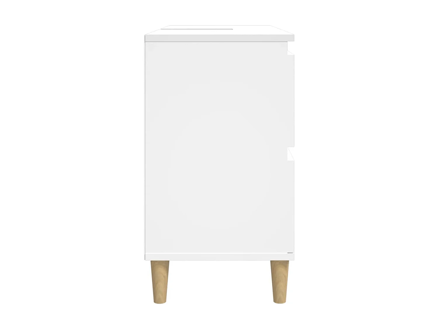 Mobile Lavabo Bianco 80x33x60 cm in Legno Multistrato