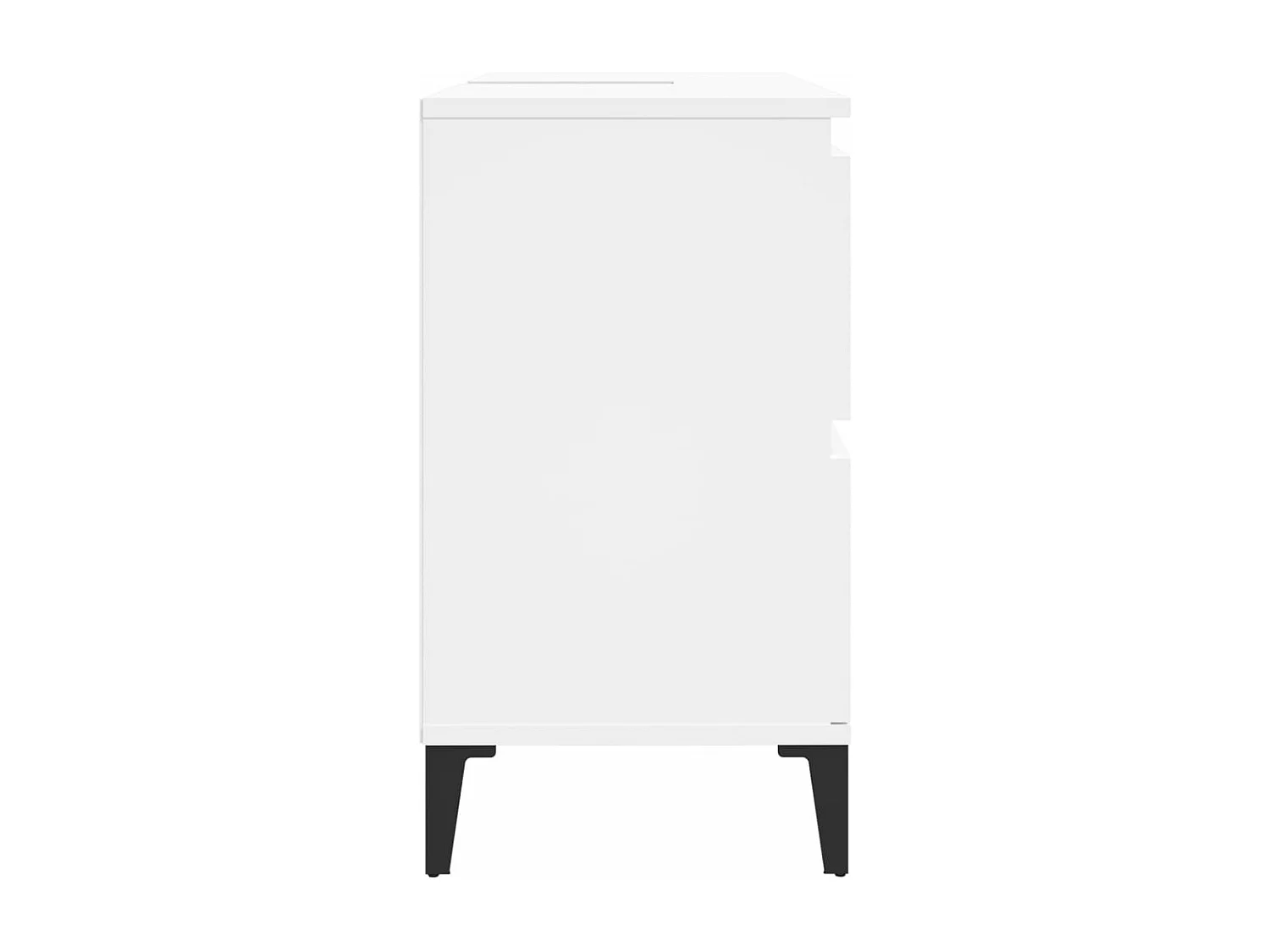 Meuble d'évier blanc 80x33x60 cm bois d'ingénierie