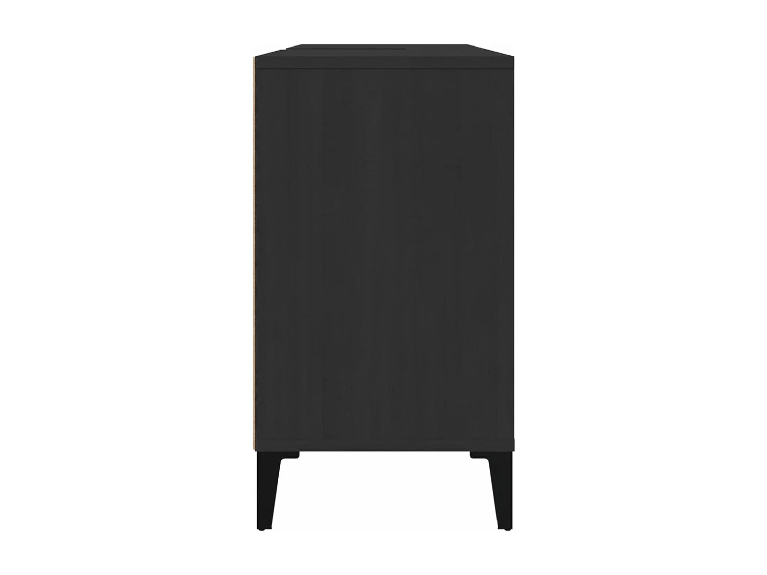 Móvel p/ lavatório 80x33x60 cm derivados de madeira preto