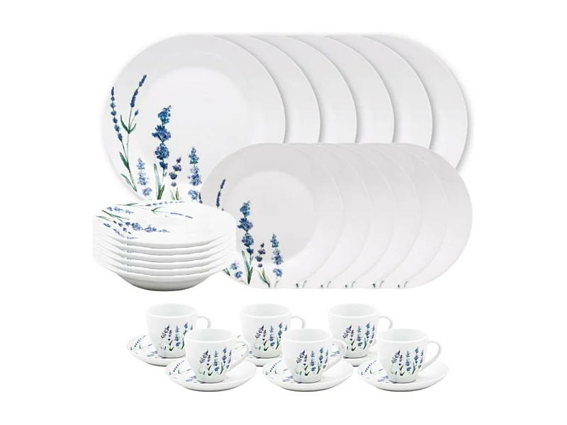 Service 30 pièces Lavande
