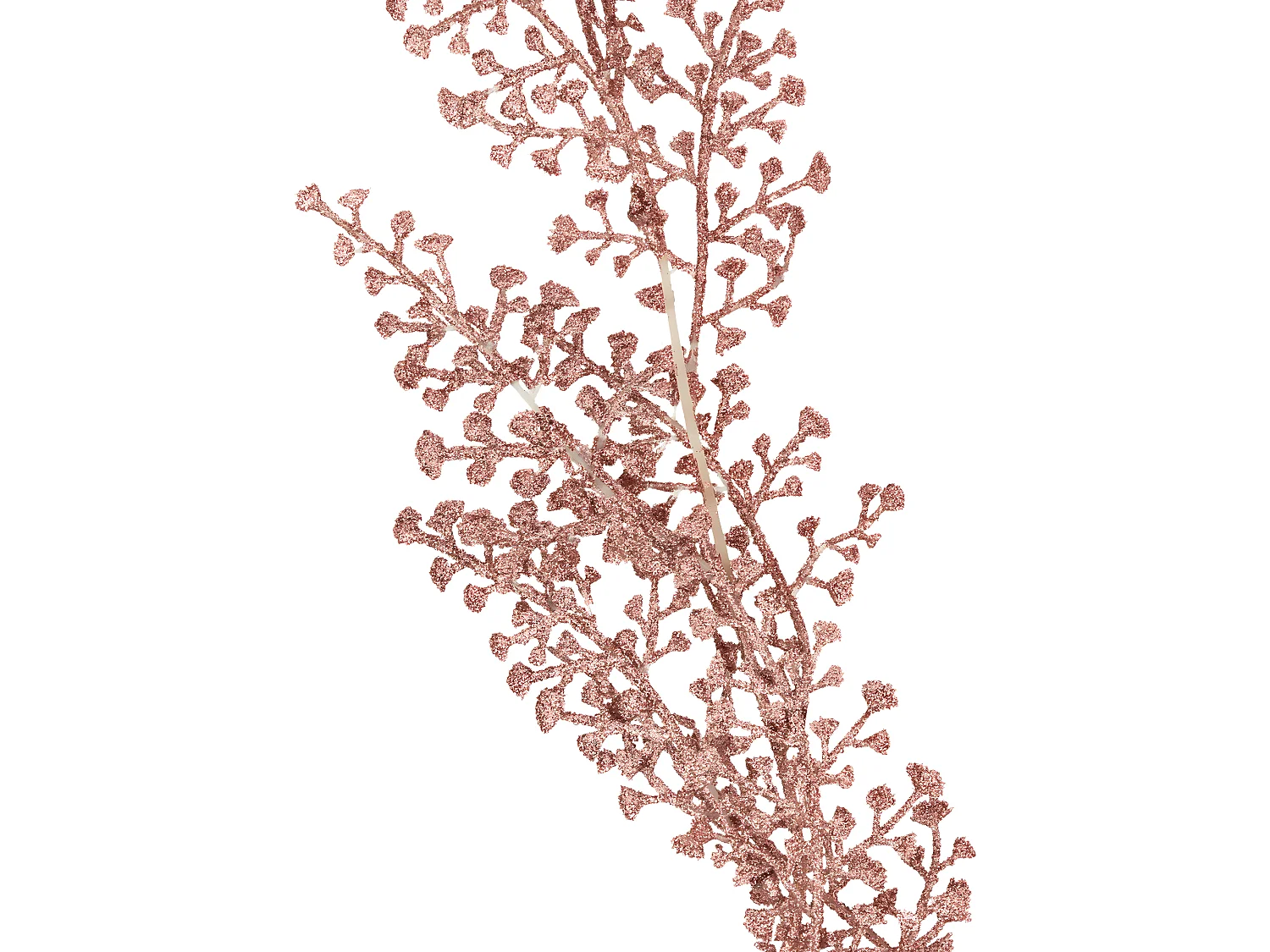 Guirlande de Noël Rose forme Liane L 180 cm