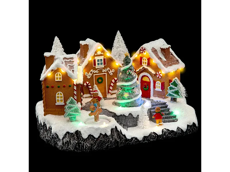 Village de Noël lumineux, animé et musical Place Gourmande