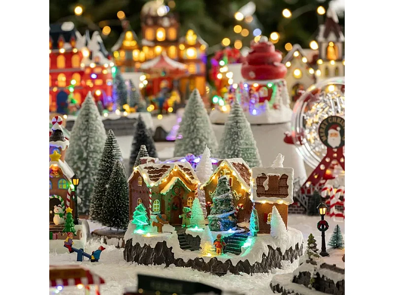 Village de Noël lumineux, animé et musical Place Gourmande