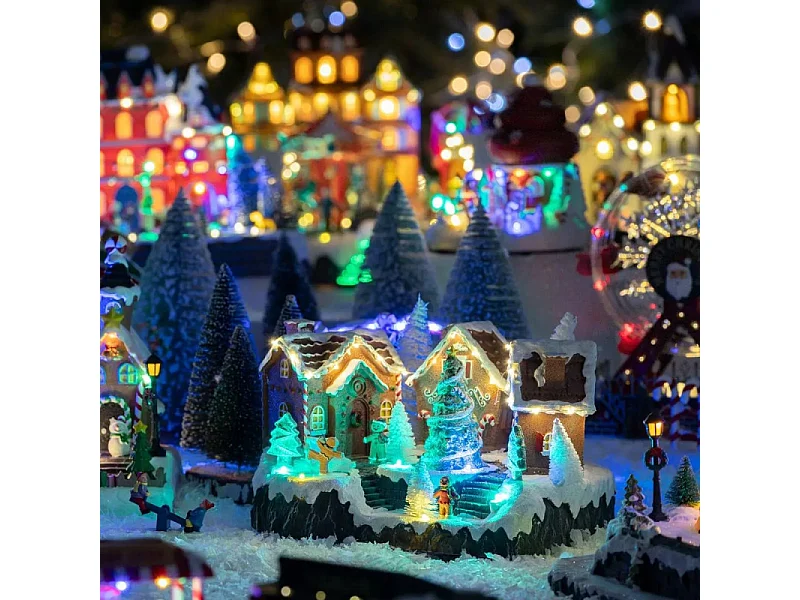 Village de Noël lumineux, animé et musical Place Gourmande