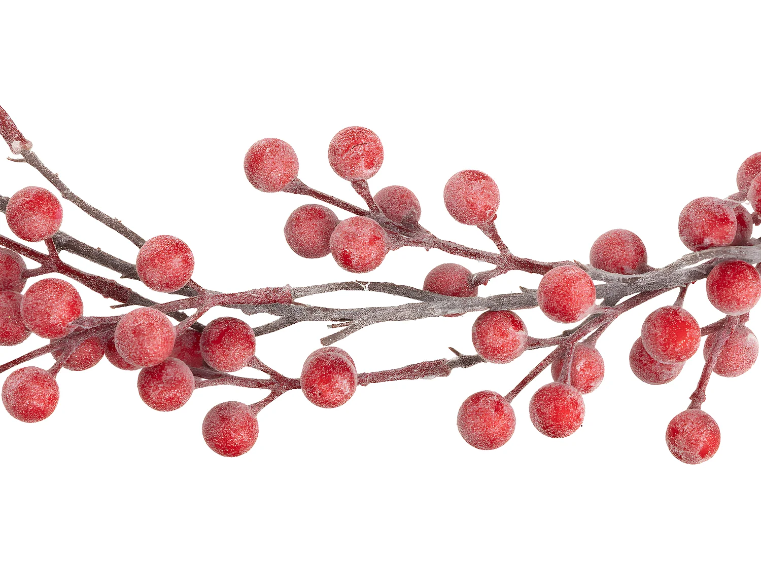 Guirlande de Noël Grappe de Baies rouges L 190 cm