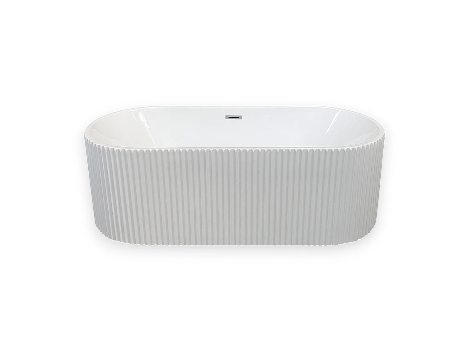 Baignoire ilôt 168 X 74 cm ovale blanc – Hope