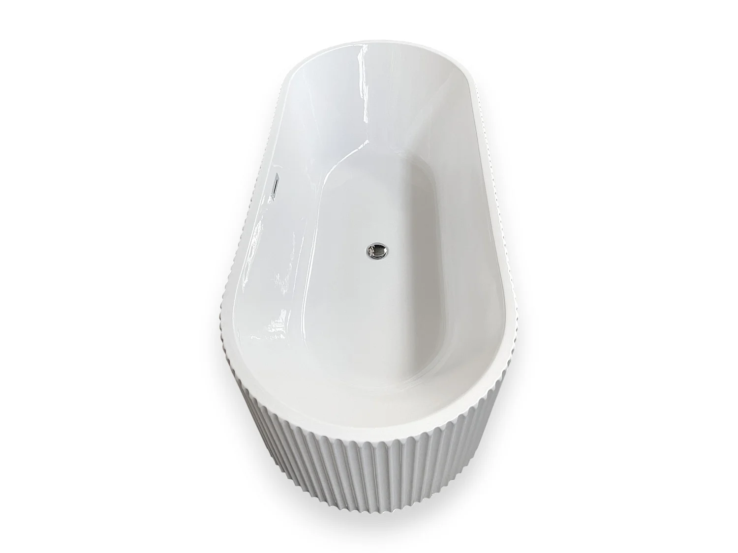 Baignoire ilôt 168 X 74 cm ovale blanc – Hope