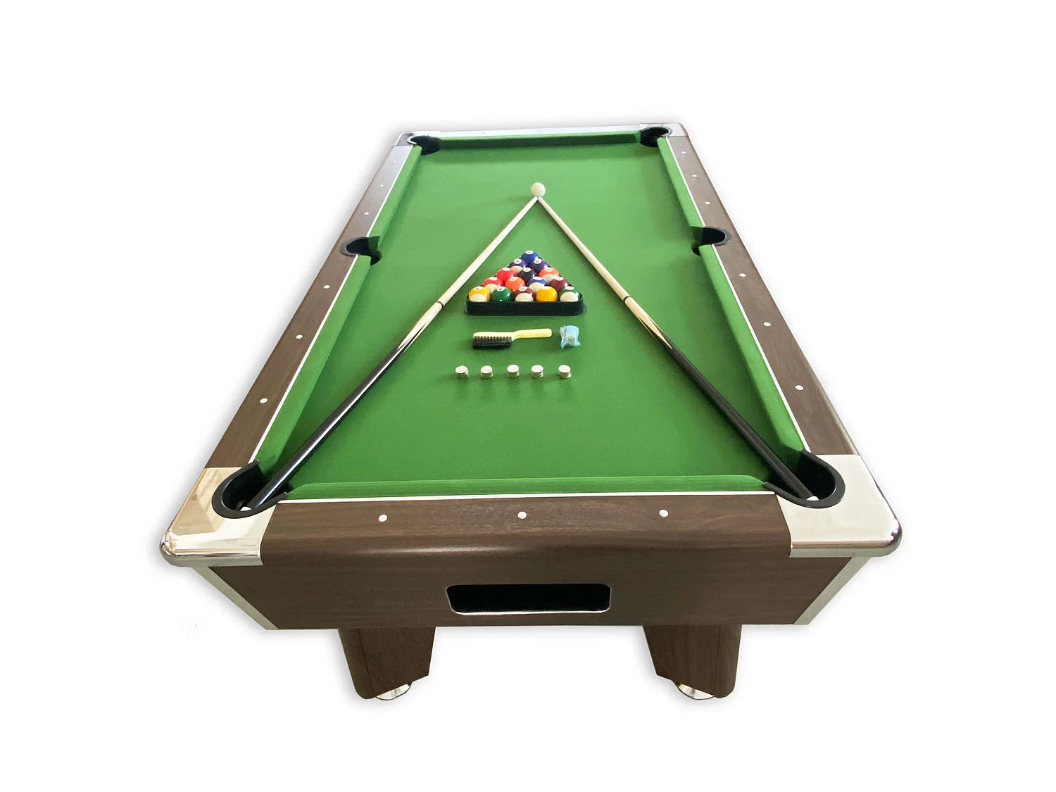 Table de Billard 7 pieds vert avec monnayeur manuel – Cosmos