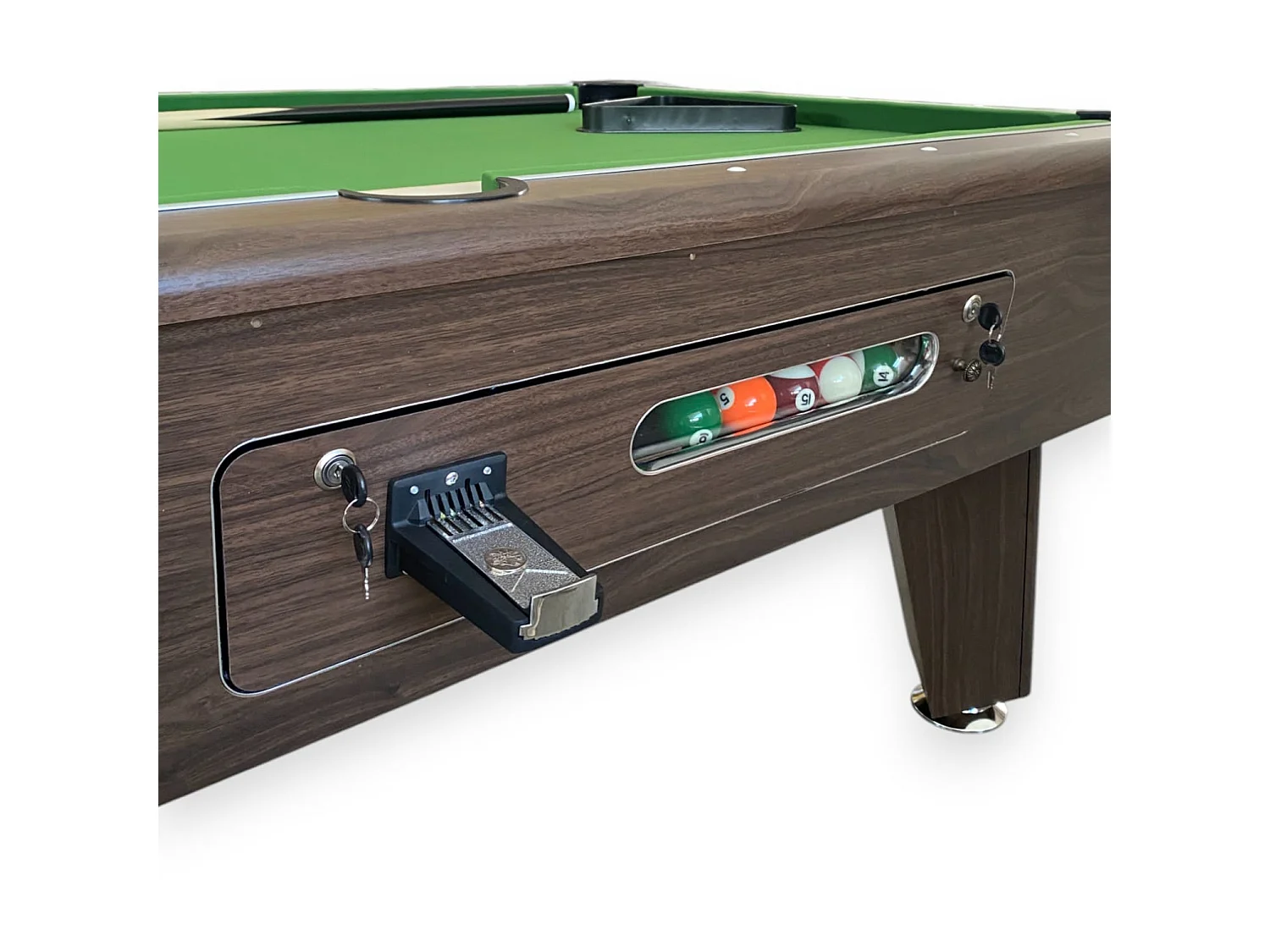 Table de Billard 7 pieds vert avec monnayeur manuel – Cosmos