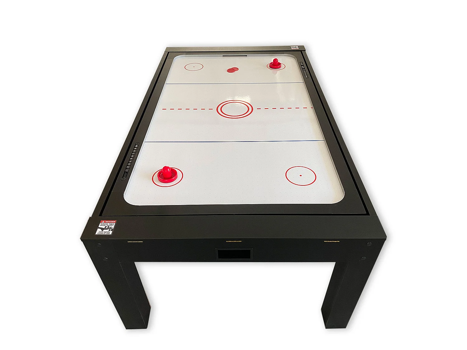 Table de Billard multi-jeux 7 FT Rouge Air Hockey + Table de Tennis + Table Top – Rocket