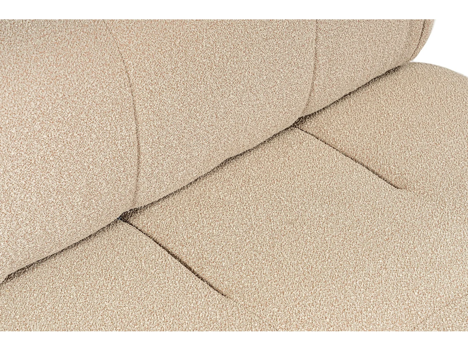 Elegante sillón de 1 plaza, color melocotón, 100 cm x 100 cm x 80 cm | Estructura de madera de haya y aglomerado, 100% poliéster, espuma 28