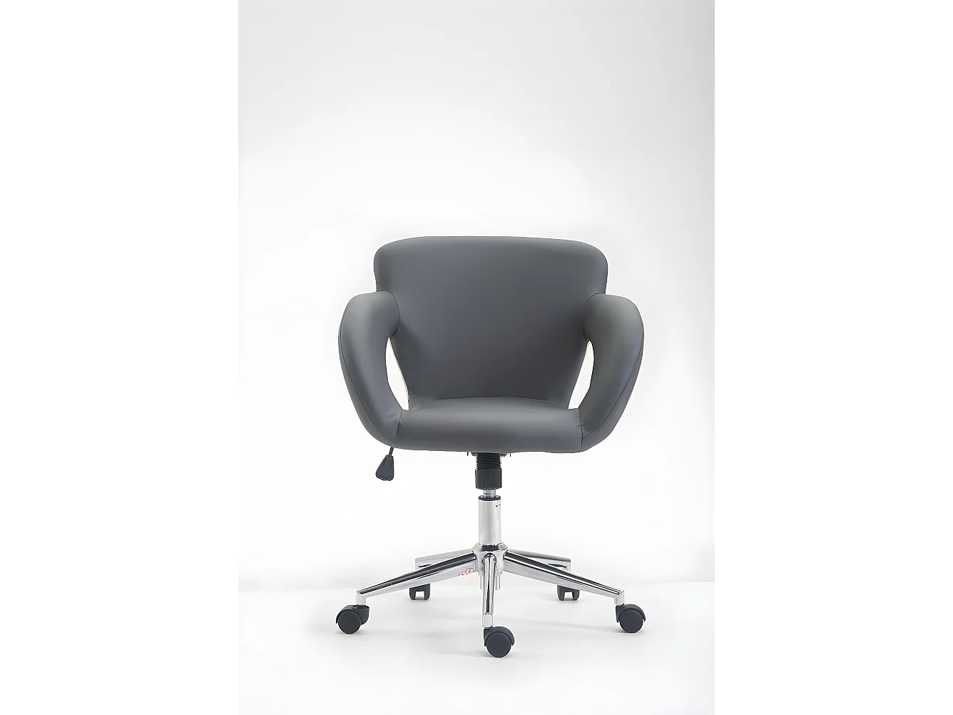 Fauteuil chaise de bureau grise 63 x 55 x 77 cm BUR10345