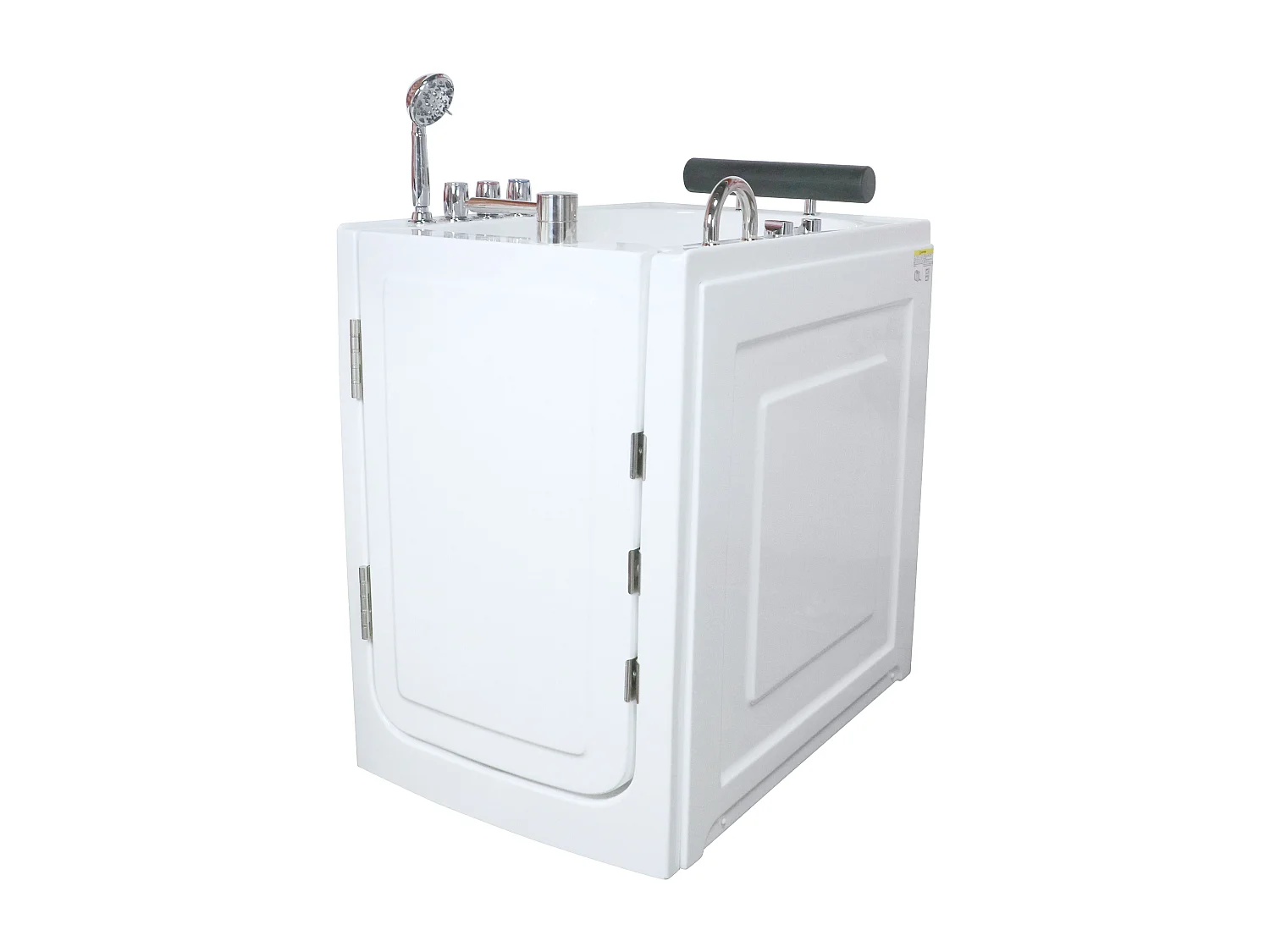 Massagebad met deurtje - 1 zitplaats - 220 liter - 101,5 x 69 x 99 cm - BARUVA