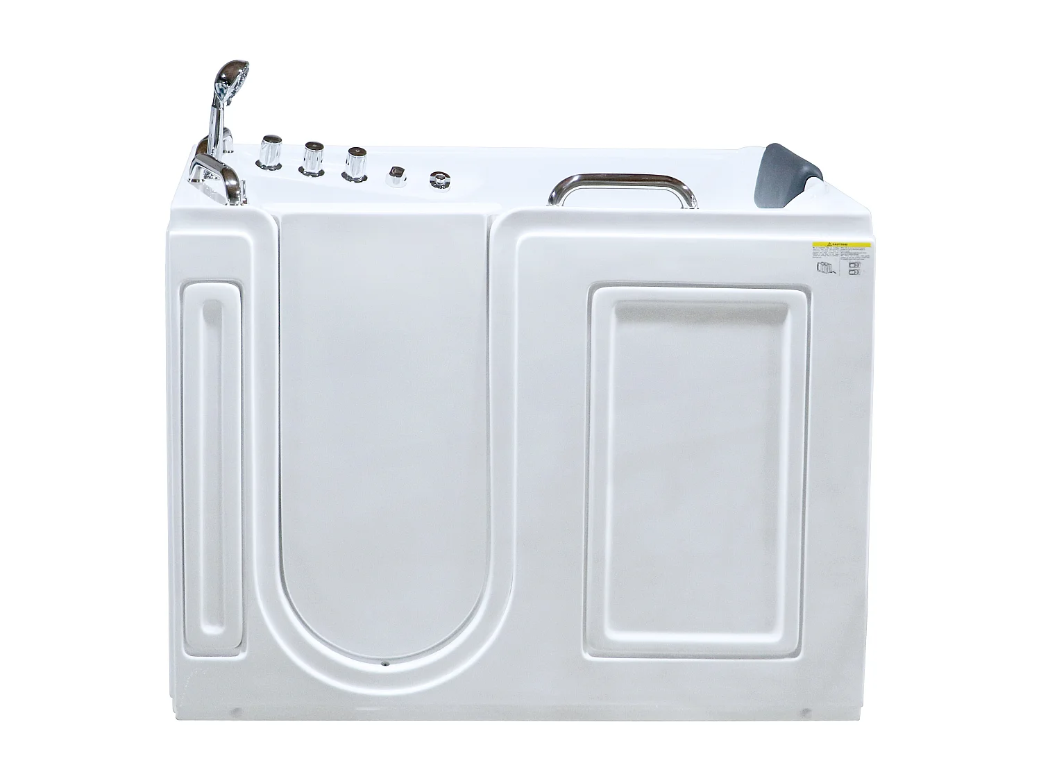 Spa-badekar med dør - 1 siddeplads - 355L - 134,5 x 67,3 x 106 cm - BURAM