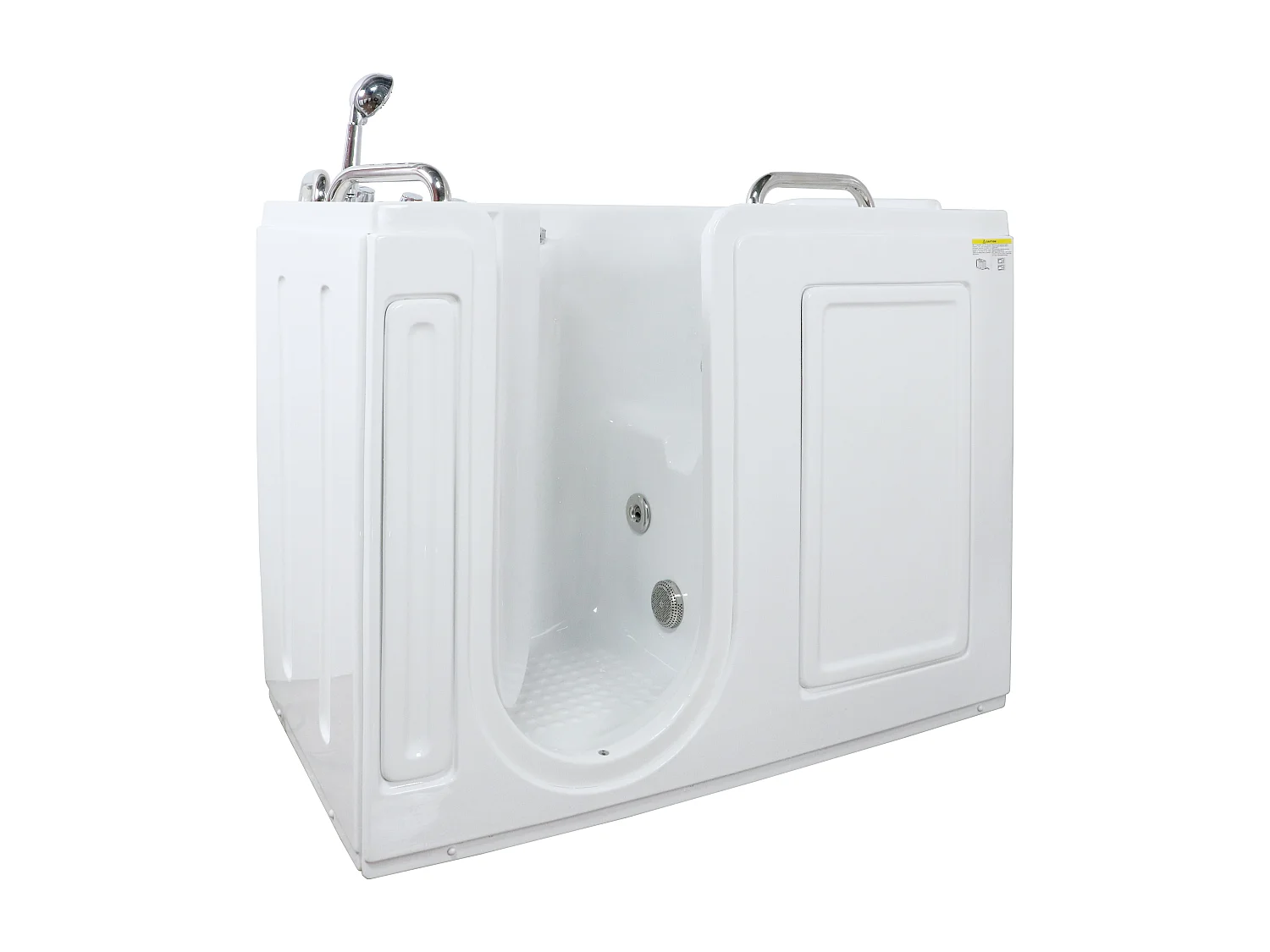 Spa-badekar med dør - 1 siddeplads - 355L - 134,5 x 67,3 x 106 cm - BURAM