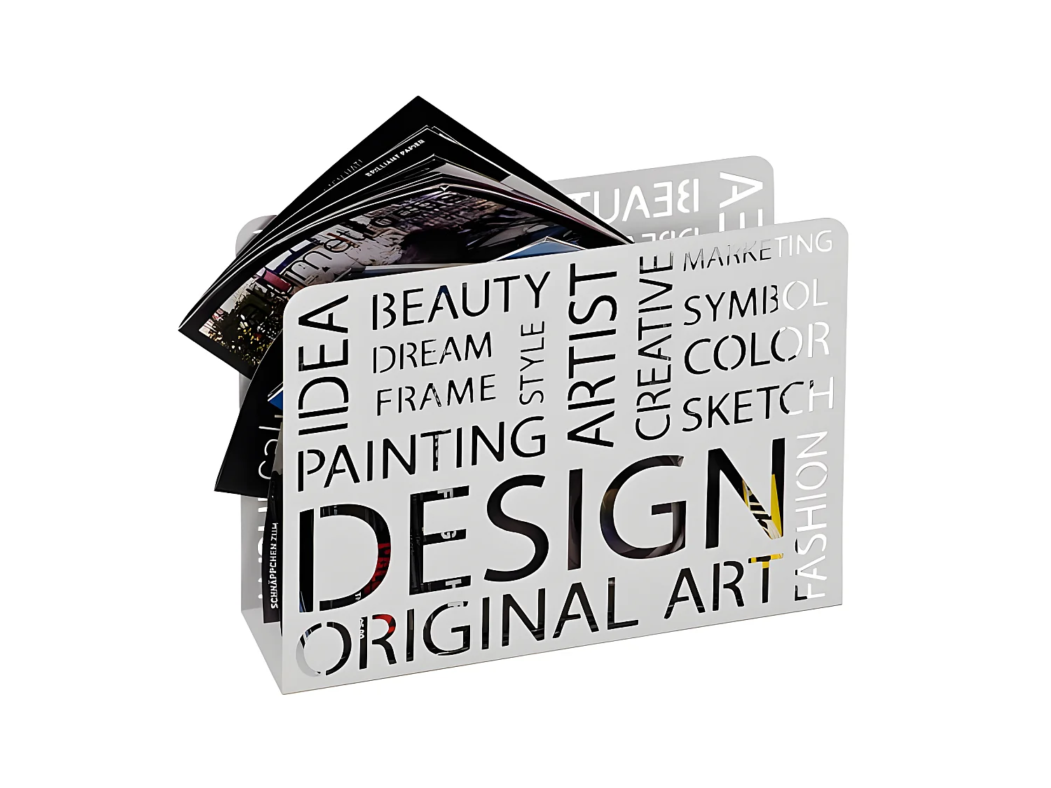 Porte revue blanc Design