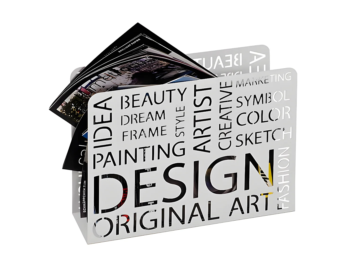 Porte revue blanc Design