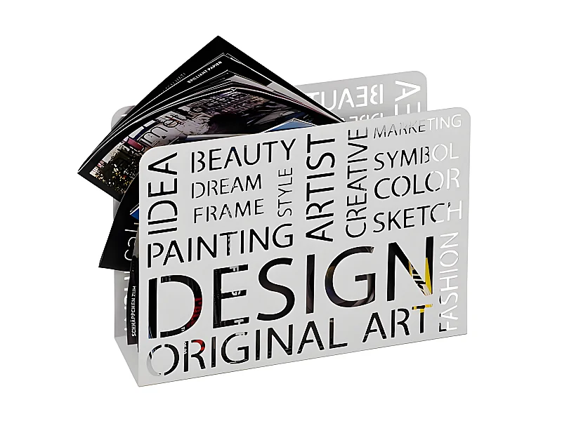 Porte revue blanc Design