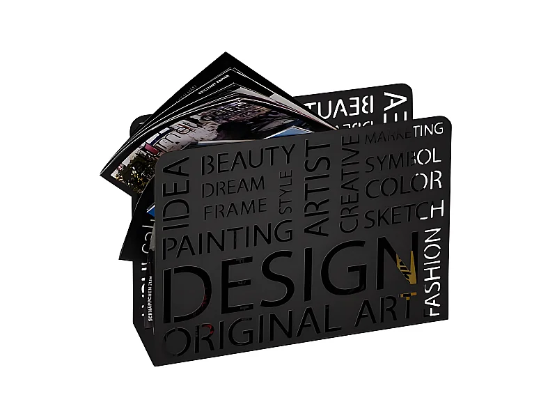 Porte revue Design noir