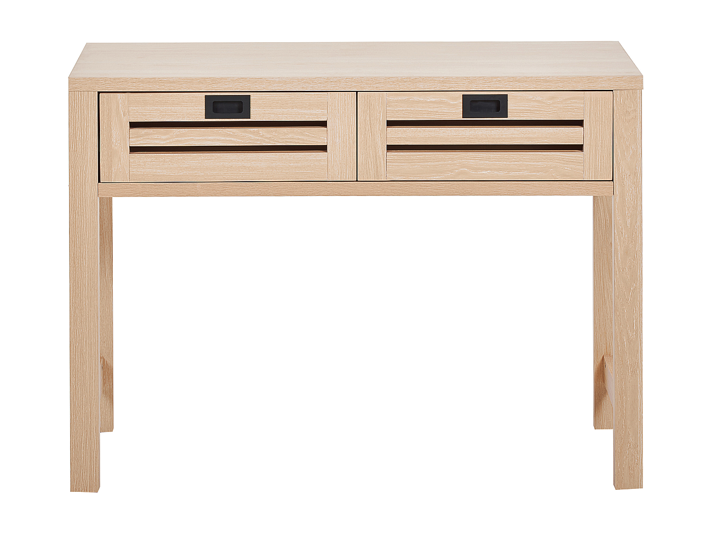 Console 2 Cassetti Scandinava Legno e Bianco - L100 x H75cm | Leroy Merlin