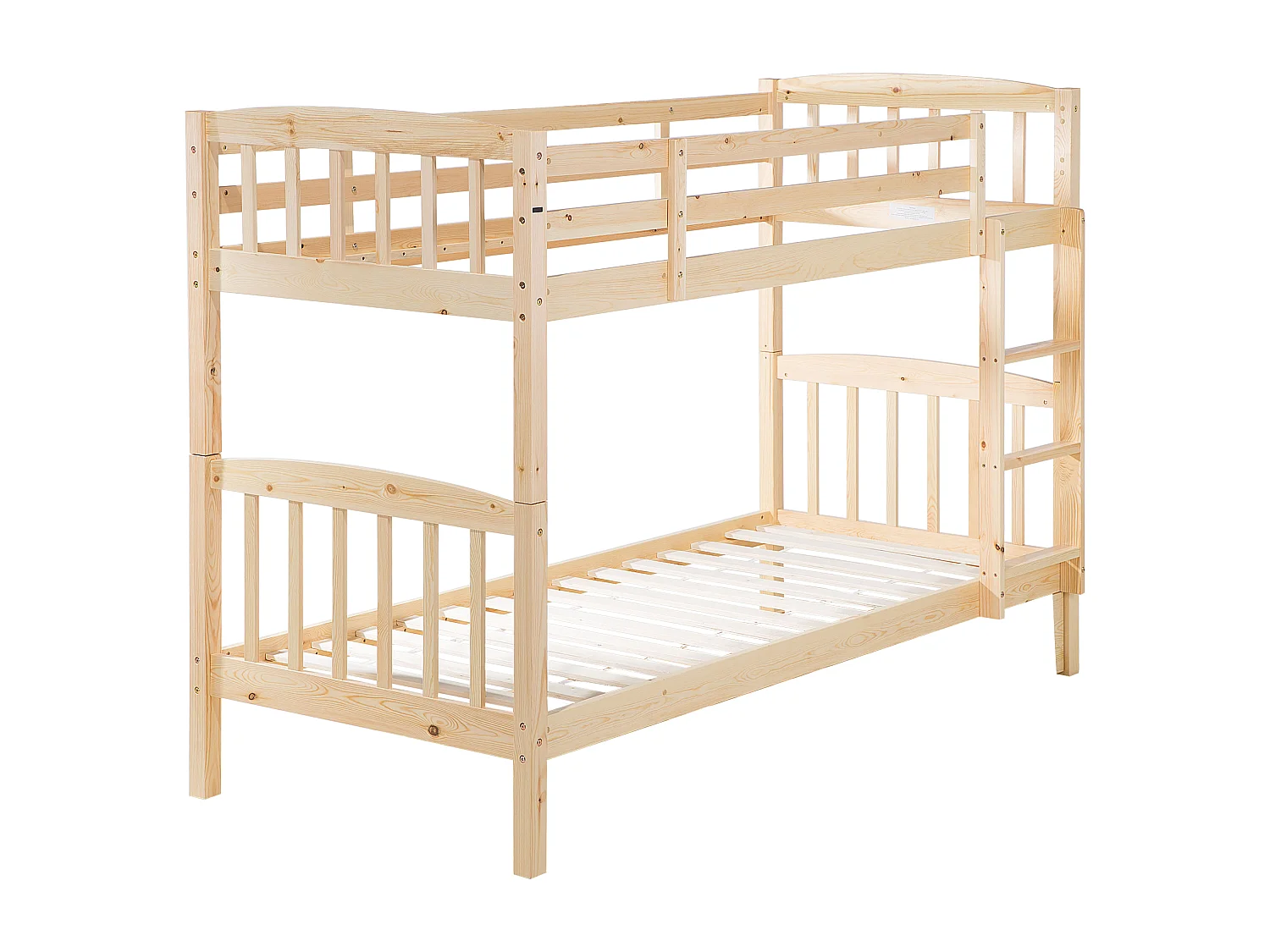 Hoogslaper Dennenhout REVIN 90 x 200 cm Lichtbruin