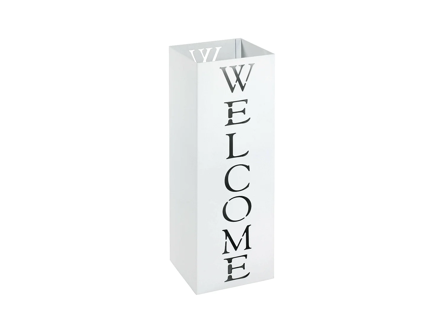 Porte-Parapluies Design "Welcome" 48cm Blanc