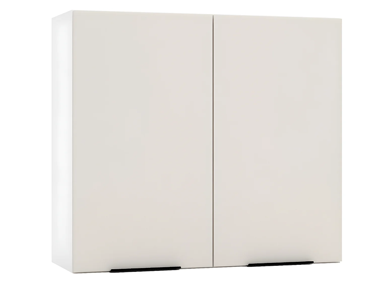 Cuisine complète Sonia 8 éléments couleur beige  -  Longueur 240 cm