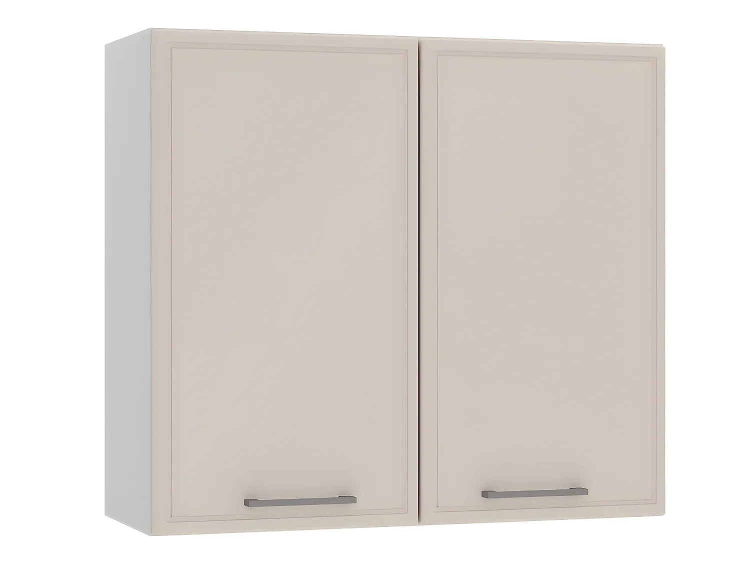 Cuisine complète Bora 8 éléments couleur beige mat avec plan de travail inclus - Longueur 240 cm